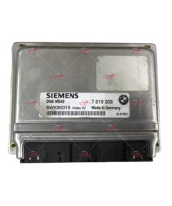 HỘP ĐIỀU KHIỂN ĐỘNG CƠ ECU ECM BMW X5 3.0L, BMW Bosch Siemens Engine ECU, BMW, 7519308, 7 519 308, 5WK90015, DME MS43, Index 07