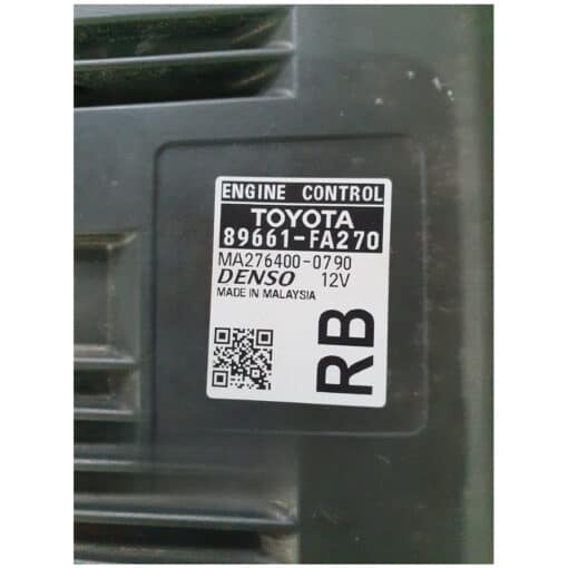 HỘP ĐIỀU KHIỂN ĐỘNG CƠ ECU ECM TOYOTA HILUX 2.4L, Denso Engine ECU,TOYOTA2764000790, 276400-0790,  89661FA270 , 89661-FA270