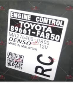 HỘP ĐIỀU KHIỂN ĐỘNG CƠ ECU ECM TOYOTA HILUX 2.8L, Denso Engine ECU,TOYOTA 2764000800, 276400-0800,  89661FA850 , 89661-FA850