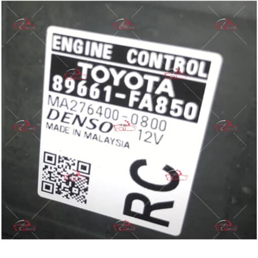 HỘP ĐIỀU KHIỂN ĐỘNG CƠ ECU ECM TOYOTA HILUX 2.8L, Denso Engine ECU,TOYOTA 2764000800, 276400-0800,  89661FA850 , 89661-FA850