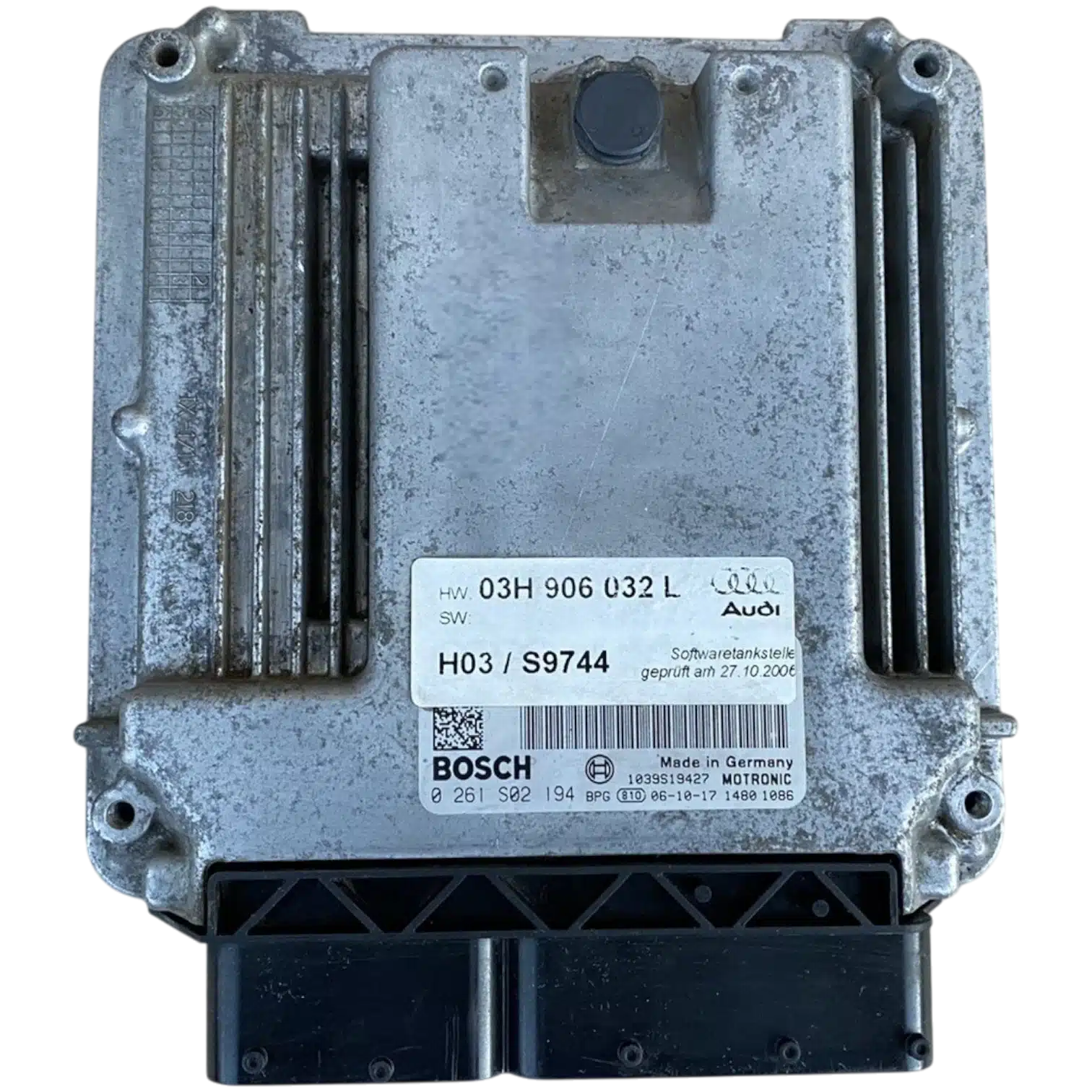 Hộp điều khiển động cơ ECU ECM Audi Q7 3.6L TFSI Hộp điều khiển động cơ ECU ECM Audi Q7 3.6L TFSI
Mã phụ tùng ECU ECM:
03H906032L
Bosch ECU ECM
0261S02193, 0 261 S02 193
03H906032L, 03H 906 032 L
MED9.1