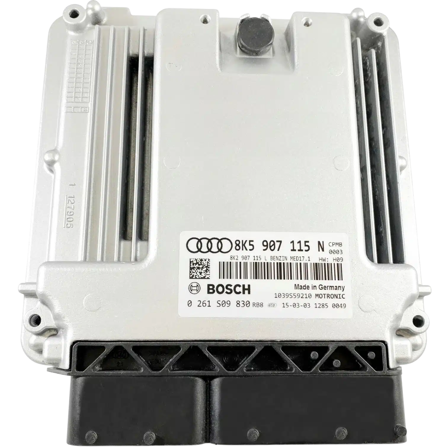 HỘP ĐIỀU KHIỂN ĐỘNG CƠ ECU ECM AUDI A4 2.0L TFSI HỘP ĐIỀU KHIỂN ĐỘNG CƠ ECU ECM AUDI A4 2.0L TFSI
Mã phụ tùng ECU ECM:
8K5907115N
Bosch ECU ECM
Audi A4 2.0
0261S09830, 0 261 S09 830
8K5907115N, 8K5 907 115 N
MED17.1