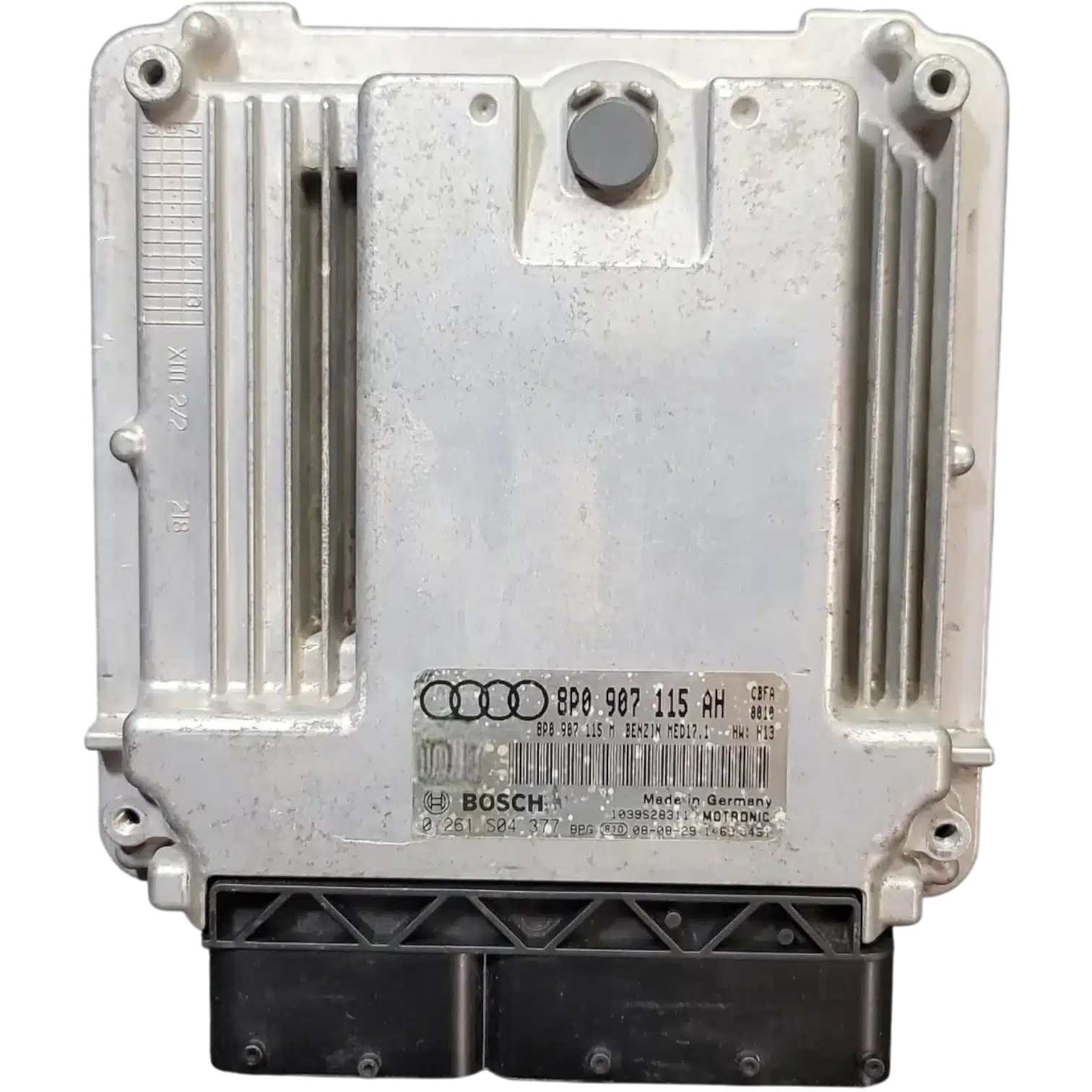 HỘP ĐIỀU KHIỂN ĐỘNG CƠ ECU ECM AUDI A5 2.0L TFSI HỘP ĐIỀU KHIỂN ĐỘNG CƠ ECU ECM AUDI A5 2.0L TFSI
Mã phụ tùng ECU ECM
8P0907115AH
Bosch ECU ECM
Audi A5 2.0L
0261S04377 , 0 261 S04 377
8P0907115AH, 8P0 907 115 AH
MED17.1