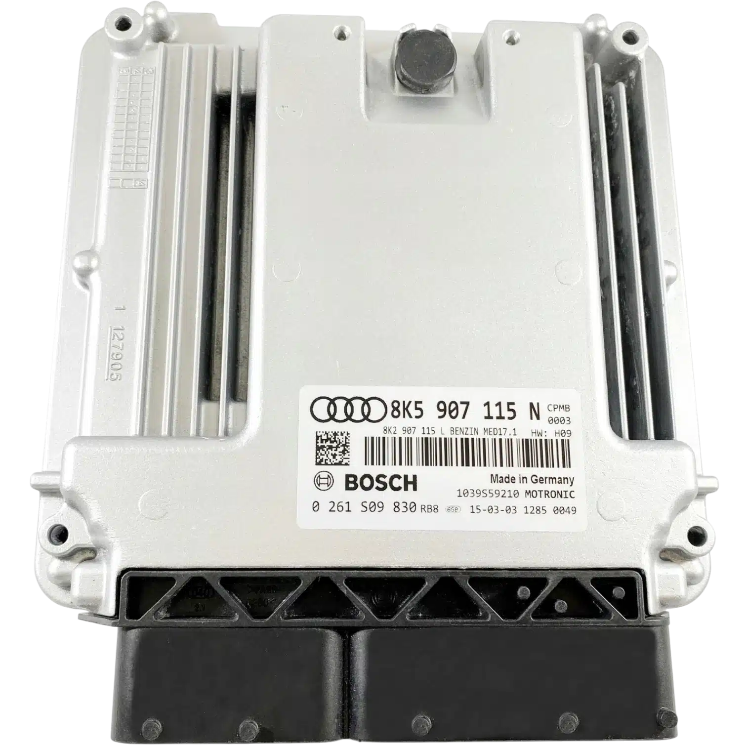 HỘP ĐIỀU KHIỂN ĐỘNG CƠ ECU ECM AUDI A5 2.0L TFSI HỘP ĐIỀU KHIỂN ĐỘNG CƠ ECU ECM AUDI A5 2.0L TFSI Mã phụ tùng ECU ECM 8K5907115N Bosch ECU ECM Audi A5 2.0L 0261S09830, 0 261 S09 830 8K5907115N, 8K5 907 115 N MED17.1