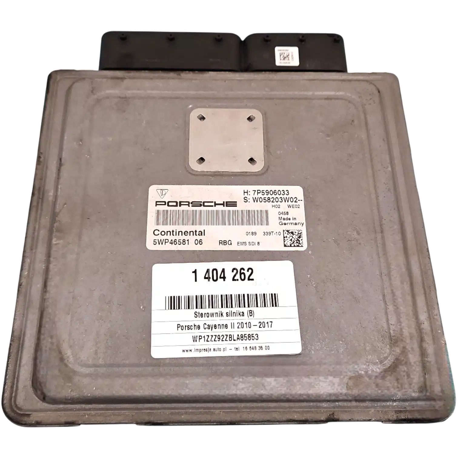 HỘP ĐIỀU KHIỂN ĐỘNG CƠ Ô TÔ ECU ECM PORSCHE CAYENNE 4.8L V8 HỘP ĐIỀU KHIỂN ĐỘNG CƠ Ô TÔ ECU ECM PORSCHE CAYENNE 4.8L V8
Mã phụ tùng ECU ECM
5WP4656203 , 5WP4656107 , 5WP4650305 , 5WP4650204 , 5WP4658106
Bosch ECU ECM
Porsche CAYENNE 4.8L
W058203W02, W05 820 3W 02
5WP4658106 , 5WP 465 81 06