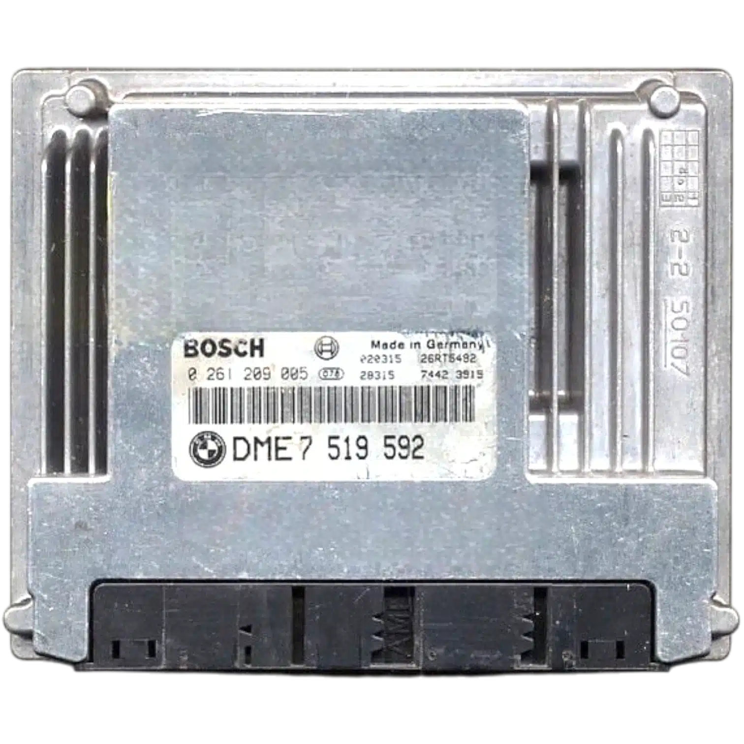 HỘP ĐIỀU KHIỂN ĐỘNG CƠ ECU ECM BMW 3 SERIES DME 7 519 592 2008 - 2018 HỘP ĐIỀU KHIỂN ĐỘNG CƠ ECU ECM BMW 3 SERIES DME 7 519 592 2008 - 2018
Mã phụ tùng ECU ECM
DME7508292 , DME7531848 , DME7519592 , DME7541459 , DME7512354 , DME7506366 DME7610081 , DME7565300 , DME7552310 , DME7514810 , DME7550688 , DME7640005 DME7549700 , DME7523523 , DME7572057
Bosch ECU ECM
BMW 318i 2.0L
0261209005 , 0 261 209 005
DME7519592 , DME 7 519 592
