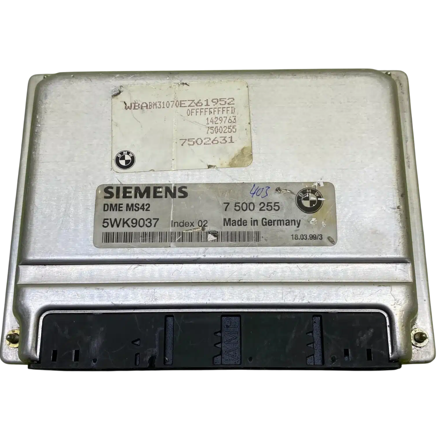 HỘP ĐIỀU KHIỂN ĐỘNG CƠ ECU ECM BMW 740i 4.4L V8 HỘP ĐIỀU KHIỂN ĐỘNG CƠ ECU ECM BMW 740i 4.4L V8 dùng trên các dòng xe BMW 740i 4.4L đời xe 2008 - 2018Mã phụ tùng ECU ECM 5WK9037 Bosch ECU ECM BMW 740i 4.4L V8 7 500 255 5WK9037 DME MS42