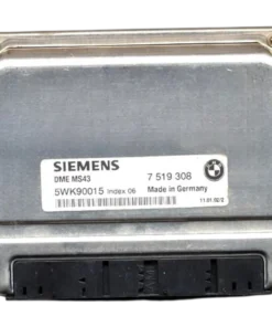 HỘP ĐIỀU KHIỂN ĐỘNG CƠ ECU ECM BMW X5 3.0L  Mã phụ tùng ECU ECM 5WK90015 , 5WK90012 , 5WK90007 , 5WK90017 , 5WK90008 , 5WK90027 5WK90014 Bosch ECU ECM BMW X5 3.0L  7519308, 7 519 308 5WK90015 DME MS43 Index 07