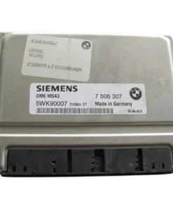 HỘP ĐIỀU KHIỂN ĐỘNG CƠ ECU ECM BMW 330i 3.0L Mã phụ tùng ECU ECM 5WK90015 , 5WK90012 , 5WK90007 , 5WK90017 , 5WK90008 , 5WK90027 5WK90014 Bosch ECU ECM BMW 330i 3.0L 7506307, 7 506 307 5WK90007 Index 01 DME MS43