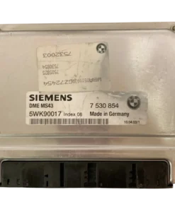 HỘP ĐIỀU KHIỂN ĐỘNG CƠ ECU ECM BMW 325i 2.5L Mã phụ tùng ECU ECM 5WK90015 , 5WK90012 , 5WK90007 , 5WK90017 , 5WK90008 , 5WK90027 5WK90014 SIEMENS ECU ECM BMW 325i 2.5L DME MS43 7530854, 7 530 854 5WK90017 INDEX 08