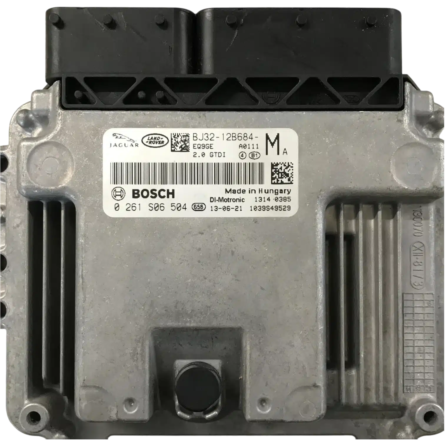 HỘP ĐIỀU KHIỂN ĐỘNG CƠ Ô TÔ ECU ECM RANGE ROVER EVOQUE 2.0L HỘP ĐIỀU KHIỂN ĐỘNG CƠ Ô TÔ ECU ECM RANGE ROVER EVOQUE 2.0L
Mã phụ tùng ECU ECM
BJ3212B684MA
Bosch ECU
Land Rover / Jaguar
0261S06504, 0 261 S06 504
BJ32-12B684-MA, BJ3212A650MA
1039S49529.