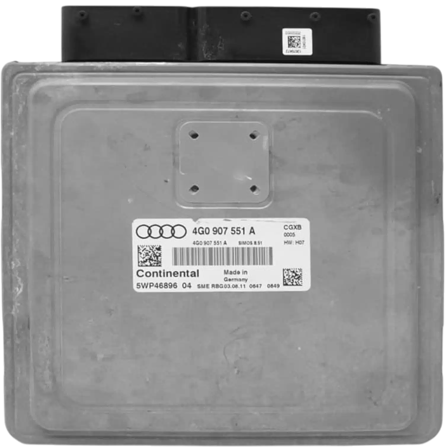 HỘP ĐIỀU KHIỂN ĐỘNG CƠ ECU ECM AUDI A7 3.0L V6 TFSI HỘP ĐIỀU KHIỂN ĐỘNG CƠ ECU ECM AUDI A7 3.0L V6 TFSI
Mã phụ tùng ECU ECM
4G0907551F , 4G0907551A
Bosch ECU ECM
Audi A7 3.0L
5WP4689304, 5 WP4 689 304
4G0907551A , 4G0 907 551 A
SIMOS 8.51