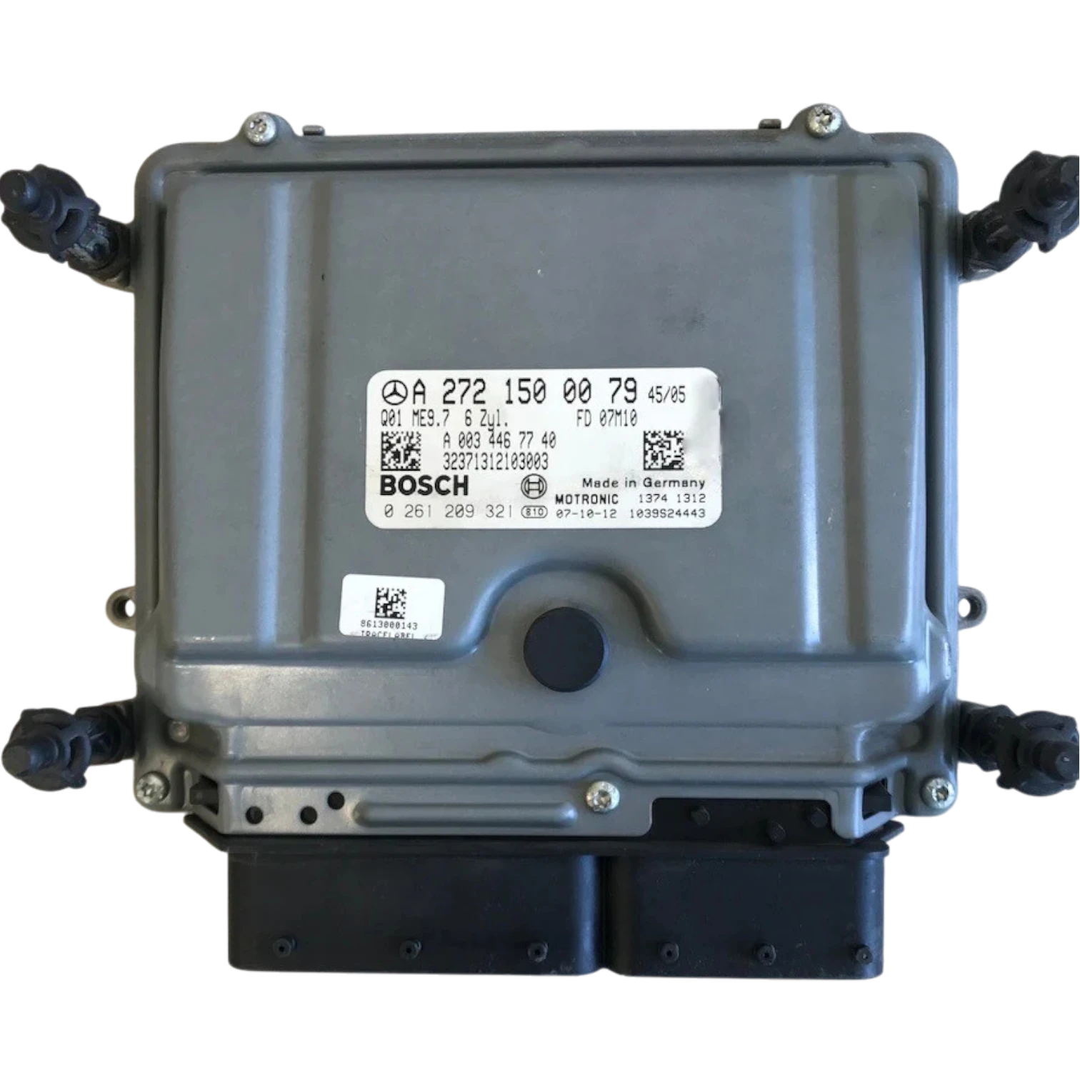 HỘP ĐIỀU KHIỂN ĐỘNG CƠ Ô TÔ ECU ECM MERCEDES-BENZ C300 2.0L 2008 - 2018 HỘP ĐIỀU KHIỂN ĐỘNG CƠ Ô TÔ ECU ECM MERCEDES-BENZ C300 2.0L 2008 - 2018
Mã phụ tùng ECU ECM
A2721500079 , A2721539479 , A2729002100 , A2729000600 , A2729004500 , A2721535091 , A2721533779 , A2721532691 , A2721533291 , A2721531679
A2721533779 , A2721534879 , A2721535691 , A2721500079 , A2721534579 , A2721535691
Bosch ECU ECM
MERCEDES-BENZ C300, E300, E350 2.0L
0261209321, 0 261 209 321
A2721500079, A 272 150 00 79
A0034467740, A 003 446 77 40
ME9.7