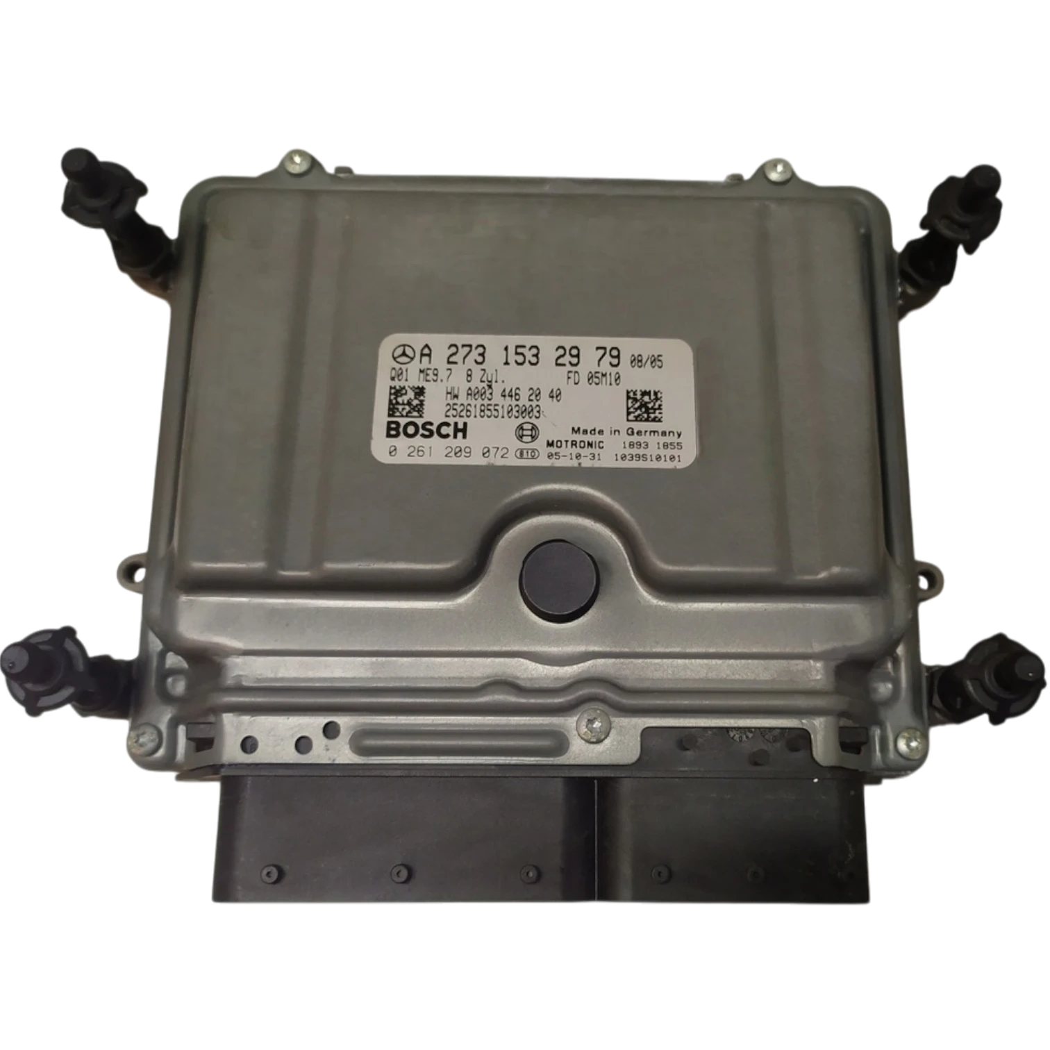 HỘP ĐIỀU KHIỂN ĐỘNG CƠ Ô TÔ ECU ECM MERCEDES-BENZ S500 5.0L V8 2008 - 2018 HỘP ĐIỀU KHIỂN ĐỘNG CƠ Ô TÔ ECU ECM MERCEDES-BENZ S500 5.0L V8 2008 - 2018
Mã phụ tùng ECU ECM
A2731534879, A2731532979, A2739000200, A2731535179,
Bosch ECU ECM
MERCEDES-BENZ S500 5.0L
0261209072, 0 261 209 072
A2731532979, A 273 153 29 79
A0034462040, A003 446 20 40
ME9.7