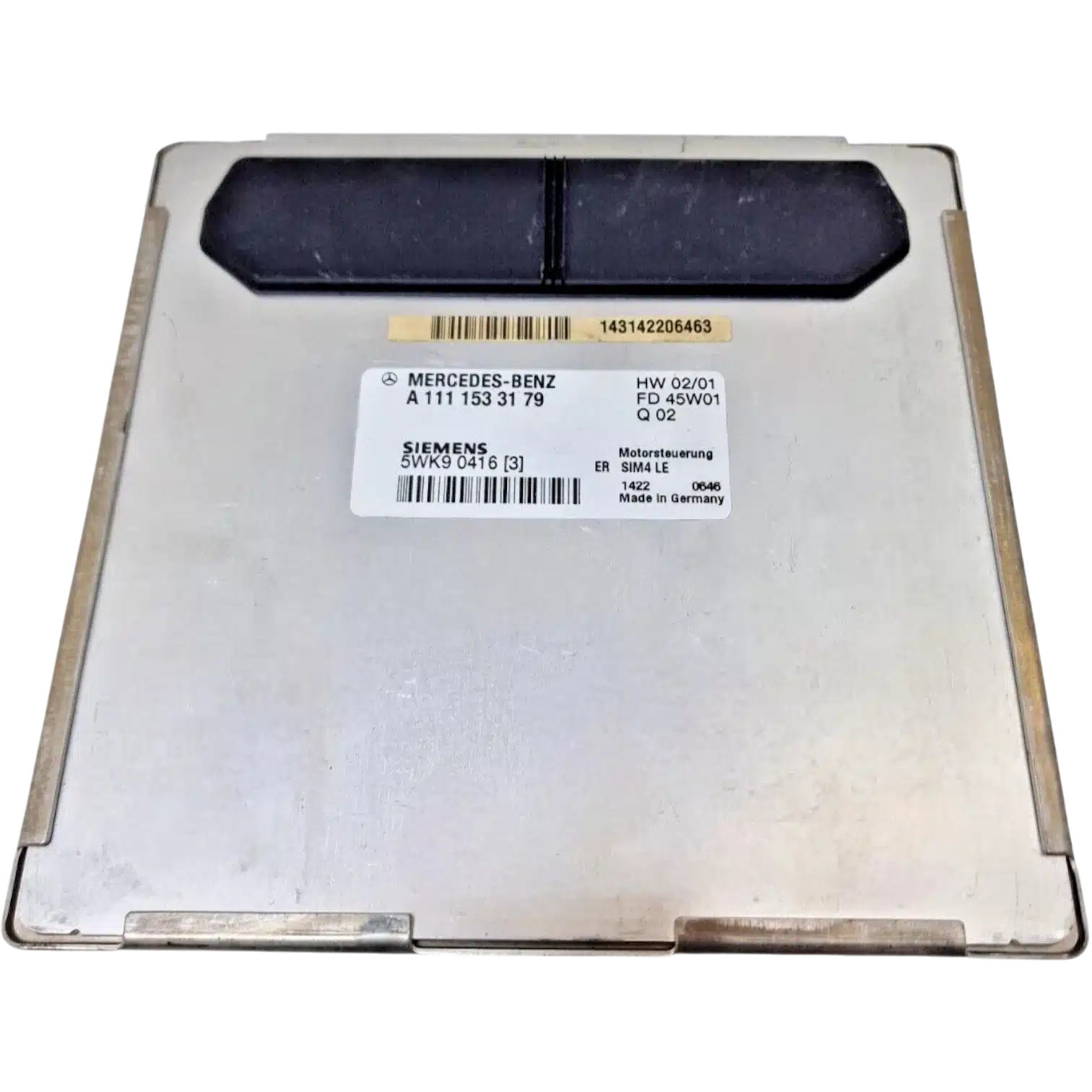 HỘP ĐIỀU KHIỂN ĐỘNG CƠ Ô TÔ ECU ECM MERCEDES-BENZ CLK230 2.3L 2008 - 2018 Mã phụ tùng ECU ECM A1111533679, A1111533179, A1111531979, A1111533179, A1111531879, A1111530779, A1111532779 Bosch ECU ECM MERCEDES-BENZ CLK230 2.3L 5WK90416 2 A1111533179, A 111 153 31 79 SIM4