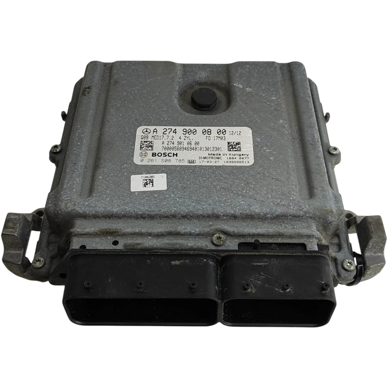 HỘP ĐIỀU KHIỂN ĐỘNG CƠ Ô TÔ ECU ECM MERCEDES-BENZ GLC300 4MATIC 2.0L 2008 - 2018

Mã phụ tùng ECU ECM

A2749000800 , A2749000900 , A2749001500

Bosch ECU ECM

MERCEDES-BENZ GLC300 4MATIC 2.0L

0261S08785, 0 261 S08 785

A2749000800, A 274 900 08 00

A2749010600, A 274 901 06 00

MED17.7.2