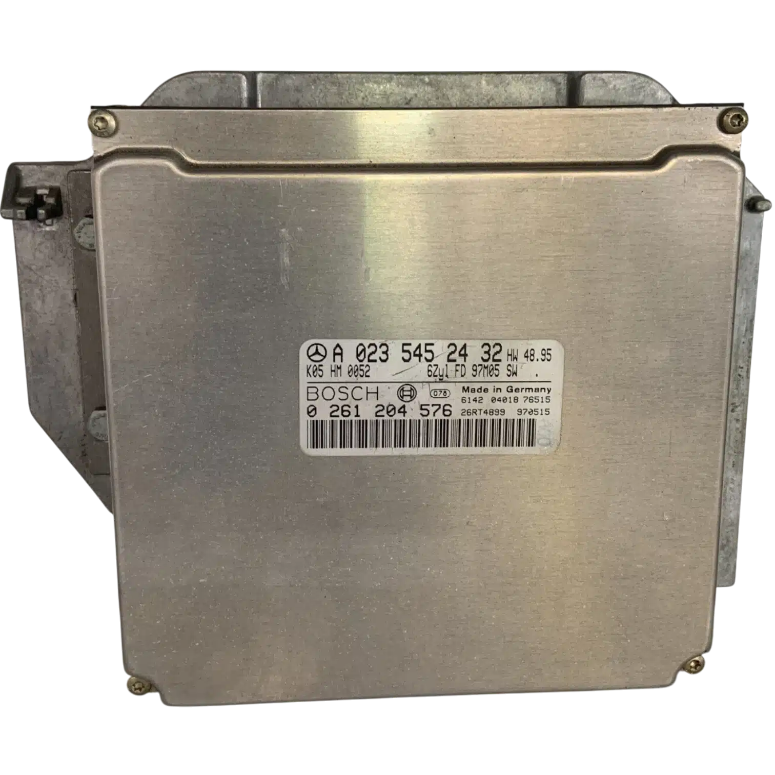 HỘP ĐIỀU KHIỂN ĐỘNG CƠ Ô TÔ ECU ECM MERCEDES-BENZ W140 3.0L V12 2008 - 2018

Mã phụ tùng ECU ECM

A0235452432 , A0235458432 , A0235452232 , A0235459632 , A0235459732

Bosch ECU ECM

MERCEDES-BENZ W140 3.0L

0 261 204 576, 0261204576

A 023 545 24 32, A0235452432