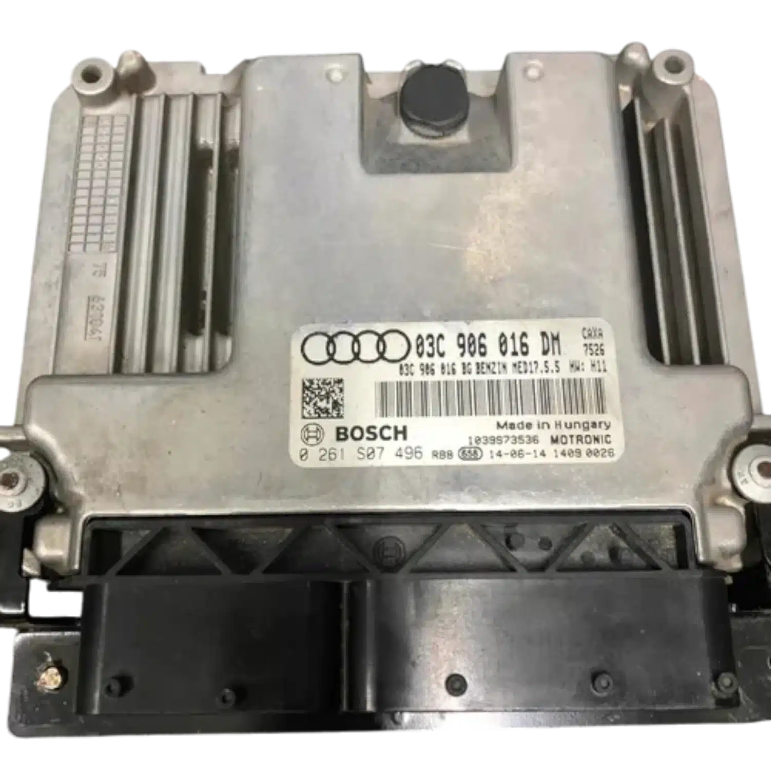 HỘP ĐIỀU KHIỂN ĐỘNG CƠ ECU ECM AUDI A1 1.4L TFSI HỘP ĐIỀU KHIỂN ĐỘNG CƠ ECU ECM AUDI A1 1.4L TFSI
Mã phụ tùng ECU ECM:
03C906016DM
Bosch ECU ECM
Audi A1 1.4L
0261S07496, 0 261 S07 496
03C906016DM, 03C 906 016 DM
1039S73536
MED17.5.5