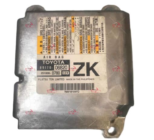 HỘP ĐIỀU KHIỂN TÚI KHÍ Ô TÔ SRS TOYOTA CAMRY, AIRBAG SRS, 2510000780, 251000-0780 , 8917006820 , 89170-06820