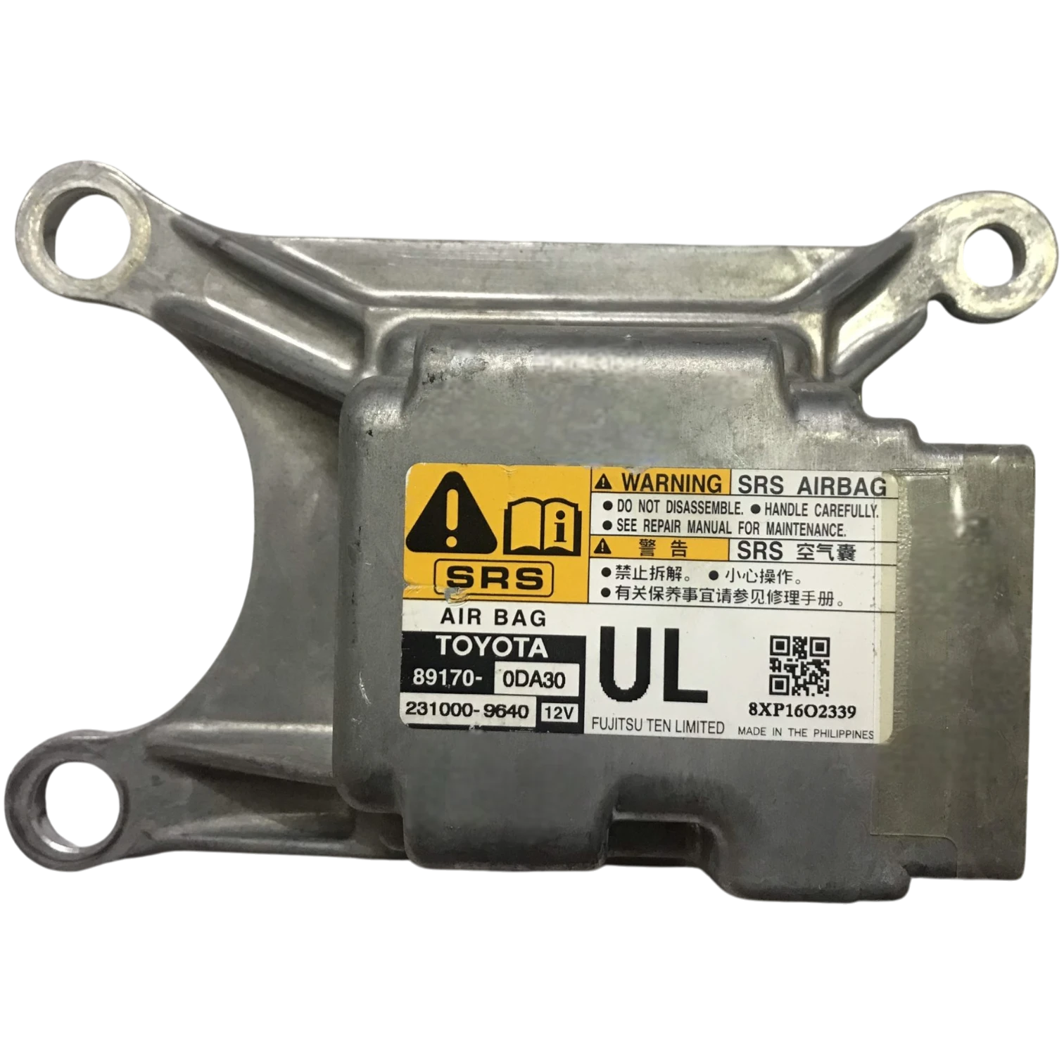 HỘP ĐIỀU KHIỂN TÚI KHÍ Ô TÔ SRS TOYOTA VIOS

Mã phụ tùng hộp túi khí SRS

89170-0DA30

SRS

HỘP ĐIỀU KHIỂN TÚI KHÍ Ô TÔ SRS TOYOTA VIOS

2310009640, 231000-9640

891700DA30, 89170-0DA30