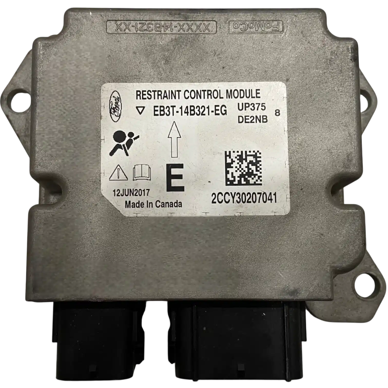 HỘP ĐIỀU KHIỂN TÚI KHÍ Ô TÔ SRS FORD RANGER
Mã phụ tùng hộp túi khí SRS
EB3T-14B321-EG
SRS
FORD RANGER
2CCY30093484, 2CC Y30 093 484
EB3T14B321EG , EB3T-14B321-EG