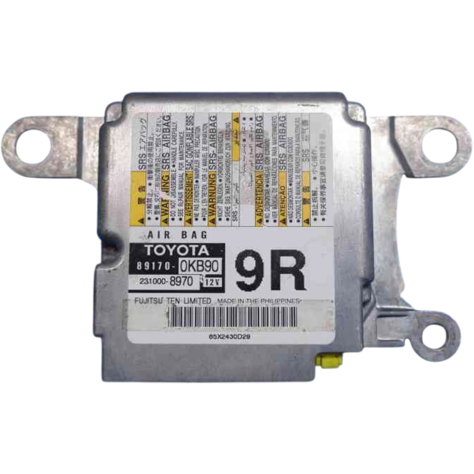 HỘP ĐIỀU KHIỂN TÚI KHÍ Ô TÔ SRS TOYOTA FORTUNER 2.4L
Mã phụ tùng hộp túi khí SRS
89170-0KB90
SRS
TOYOTA FORTUNER 2.4L
2310008970, 231000-8970
891700KB90 , 89170-0KB90