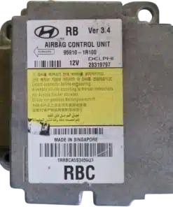 HỘP ĐIỀU KHIỂN TÚI KHÍ Ô TÔ SRS HYUNDAI ACCENT 1.4L Mã phụ tùng hộp túi khí SRS 95910-1R100 SRS HYUNDAI ACCENT 1.4L 28319797 959101R100 , 95910-1R100