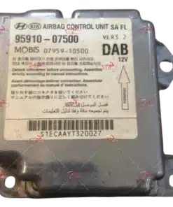 HỘP ĐIỀU KHIỂN TÚI KHÍ Ô TÔ SRS KIA PICANTO 1.2L Mã phụ tùng hộp túi khí SRS 95910-07500 SRS KIA PICANTO 1.2L 0795910500, 07959-10500 9591007500 , 95910-07500