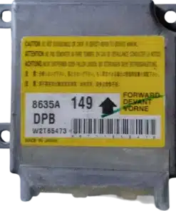 HỘP ĐIỀU KHIỂN TÚI KHÍ Ô TÔ SRS MITSUBISHI DAIHATSU 1.5L Mã phụ tùng hộp túi khí SRS 8635A 194 DPB MITSUBISHI DAIHATSU 1.5L W2T65473, W2 T65 473 8635A194DPB , 8635A 194 DPB