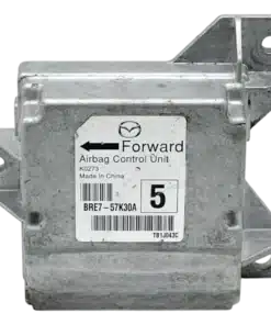 HỘP ĐIỀU KHIỂN TÚI KHÍ Ô TÔ SRS MAZDA 3 1.5L Mã phụ tùng hộp túi khí SRS BRE7-57K30A MAZDA 3 1.5L HCDUX2CET TX1G0300, TX 1G0 300 BRE757K30A , BRE7-57K30A