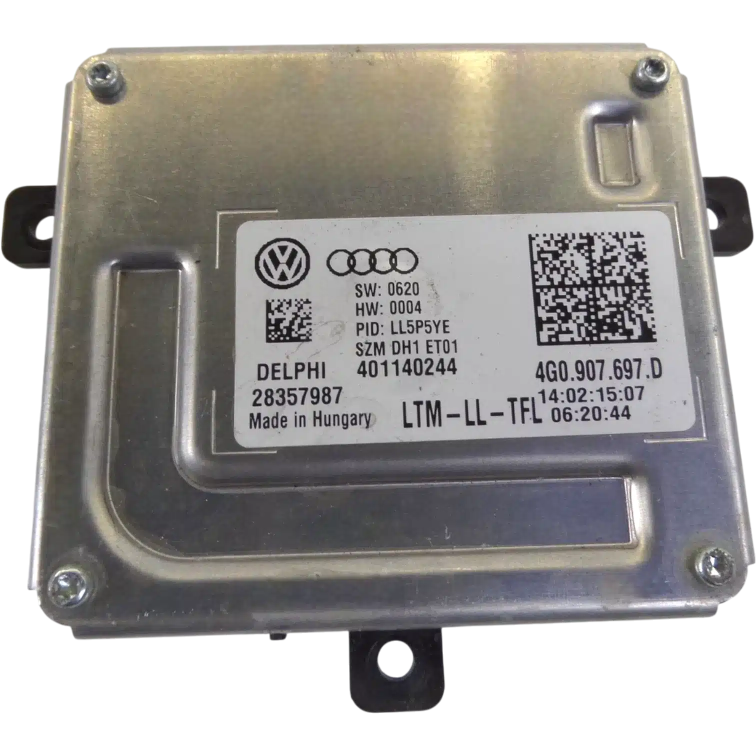 HỘP HEADLIGHT LED CONTROL UNIT AUDI A4 S4 Mã phụ tùng 4M0 907 697 D HEADLIGHT LED CONTROL UNIT 28357987 4M0 907 697 D