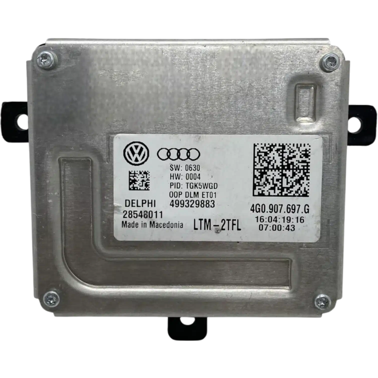 HỘP HEADLIGHT LED CONTROL UNIT AUDI A6 A7 S6 S7 S8 RS7 RS8

Mã phụ tùng
4G0 907 697 G

HEADLIGHT LED CONTROL UNIT

28357968

4G0 907 697 G