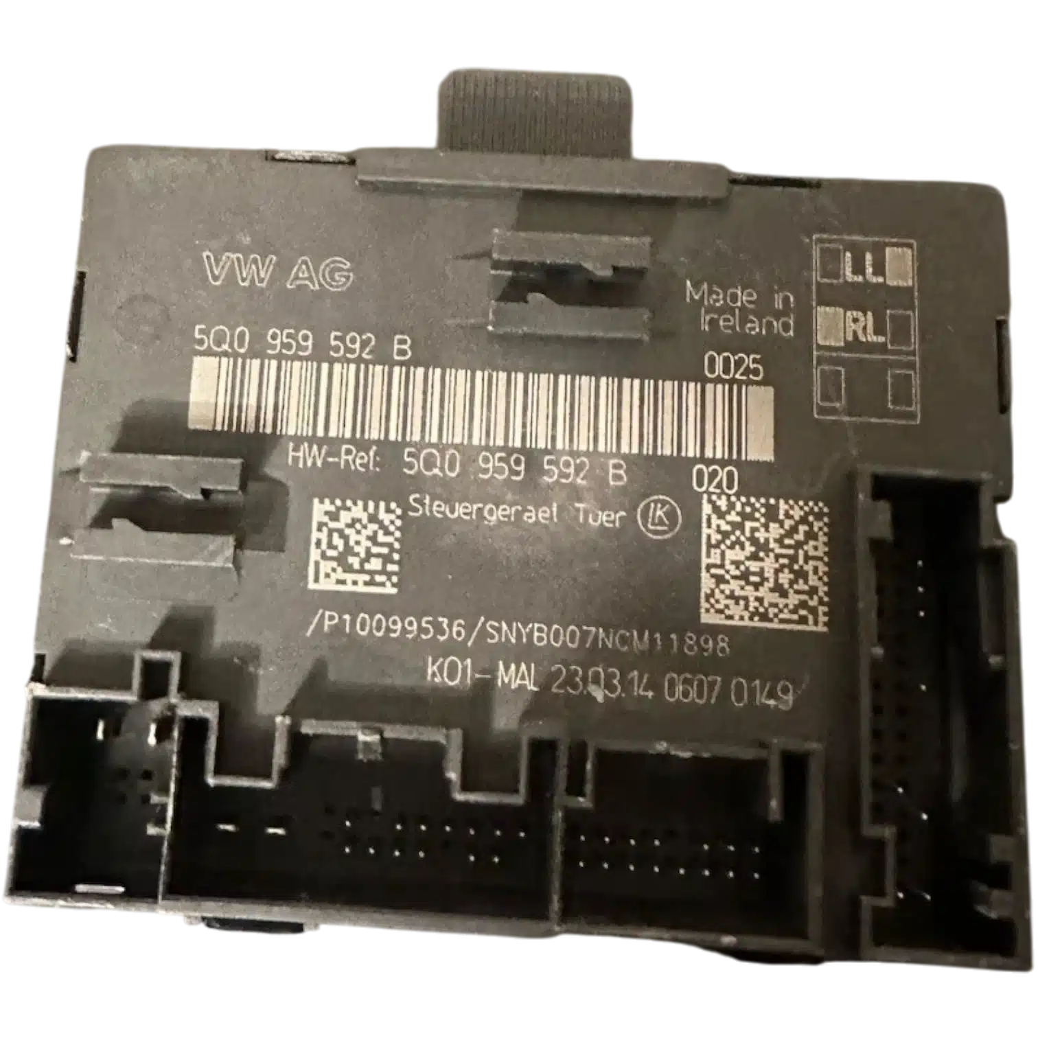 HỘP BODY CONTROL MODULE (BCM KHIỂN CỬA) AUDI A3 HỘP BODY CONTROL MODULE (BCM KHIỂN CỬA) AUDI A3
Mã phụ tùng BCM
5Q0 959 592 B
Body Control Module (BCM KHIỂN CỬA)
SNYB0070FP09698
5Q0 959 592 B