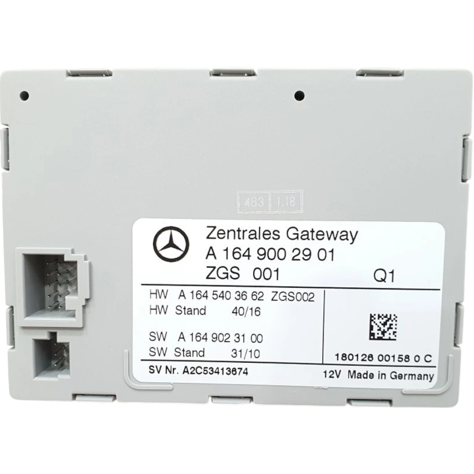 HỘP GATEWAY CONTROL MODULE UNIT MERCEDES-BENZ GL350 GL450
Mã phụ tùng BCM
A 164 900 29 01
GATEWAY CONTROL MODULE UNIT
ZGS 001
A 164 900 29 01