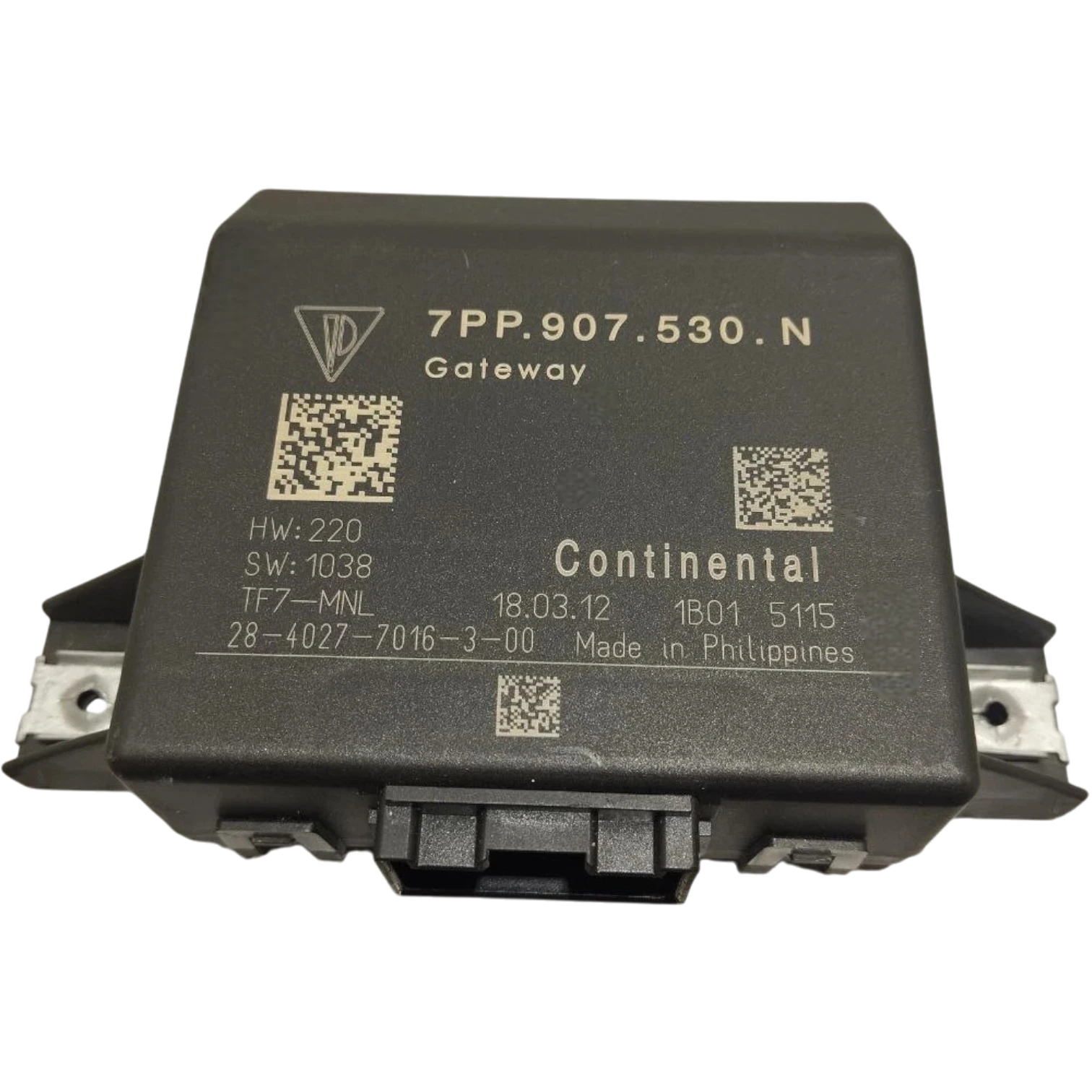 HỘP GATEWAY CONTROL MODULE UNIT PORSCHE CAYENNE
Mã phụ tùng
7PP 907 530 N
GATEWAY CONTROL MODULE UNIT
28-4027-7026-3-00
7PP 907 530 N