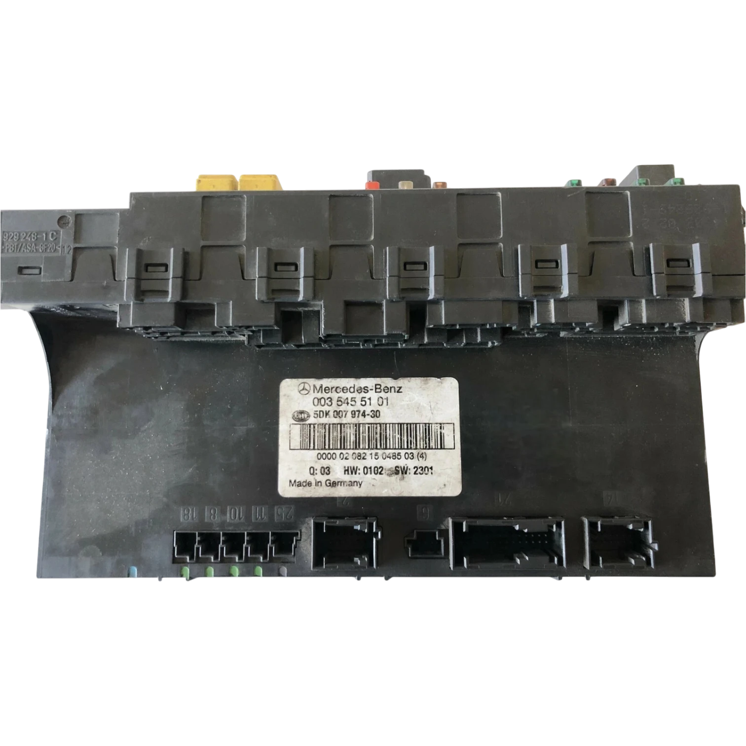SAM MODULE ECU CONTROL UNIT MERCEDES-BENZ C-CLASS C220
Mã phụ tùng ECU ECM 
003 545 51 01
 MERCEDES-BENZ
003 545 51 01
5DK 007 974-30