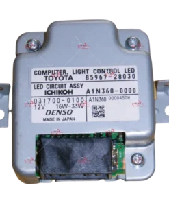 HỘP HEADLIGHT LED CONTROL UNIT TOYOTA Mã phụ tùng 85967-28030 HEADLIGHT LED CONTROL UNIT 85967-28030 031700-0100