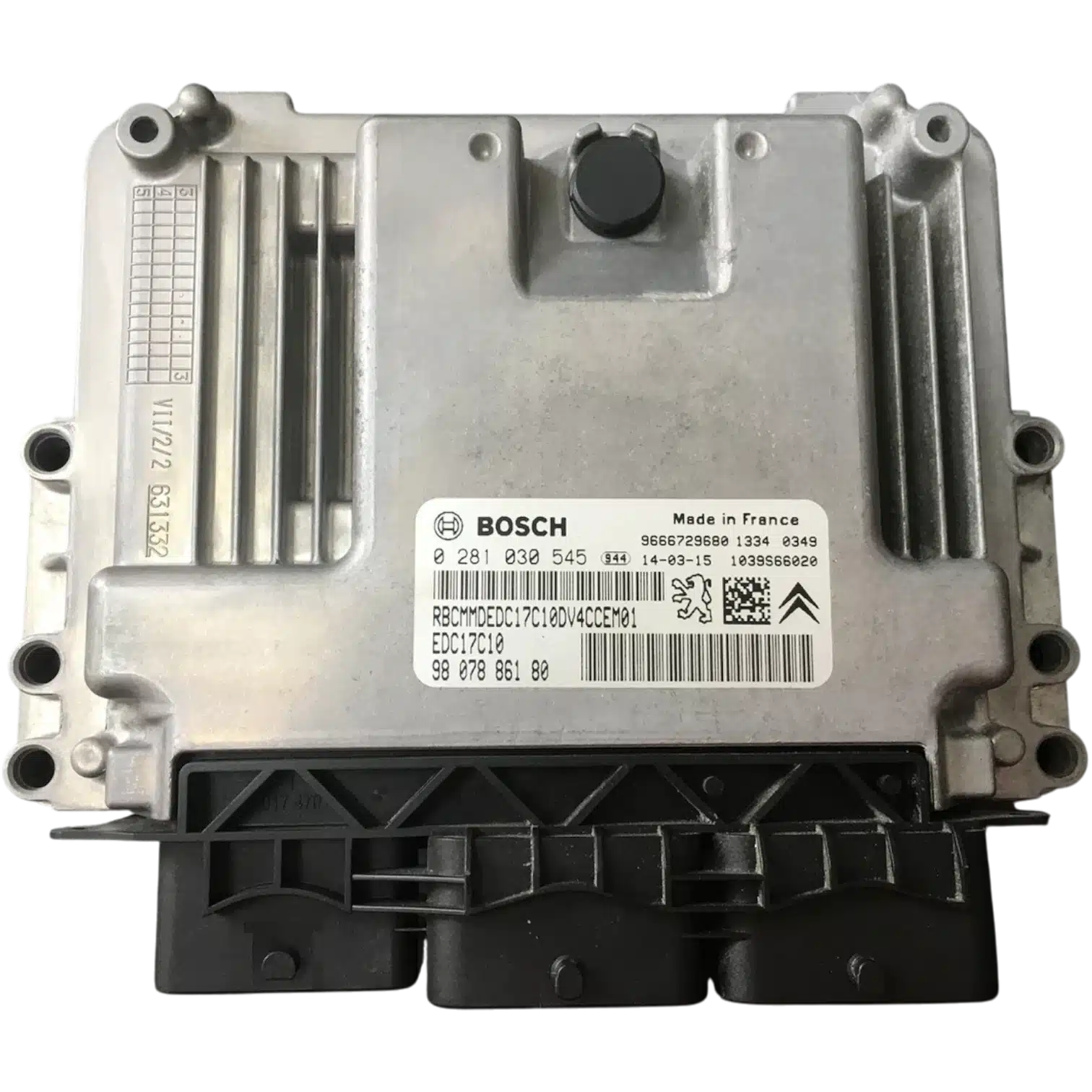 HỘP ĐIỀU KHIỂN ĐỘNG CƠ Ô TÔ ECU ECM PEUGEOT 1.4L HỘP ĐIỀU KHIỂN ĐỘNG CƠ Ô TÔ ECU ECM PEUGEOT 1.4L
Mã phụ tùng ECU ECM
0 281 030 545
ECU ECM PEUGEOT
0 281 030 545
98 078 861 80