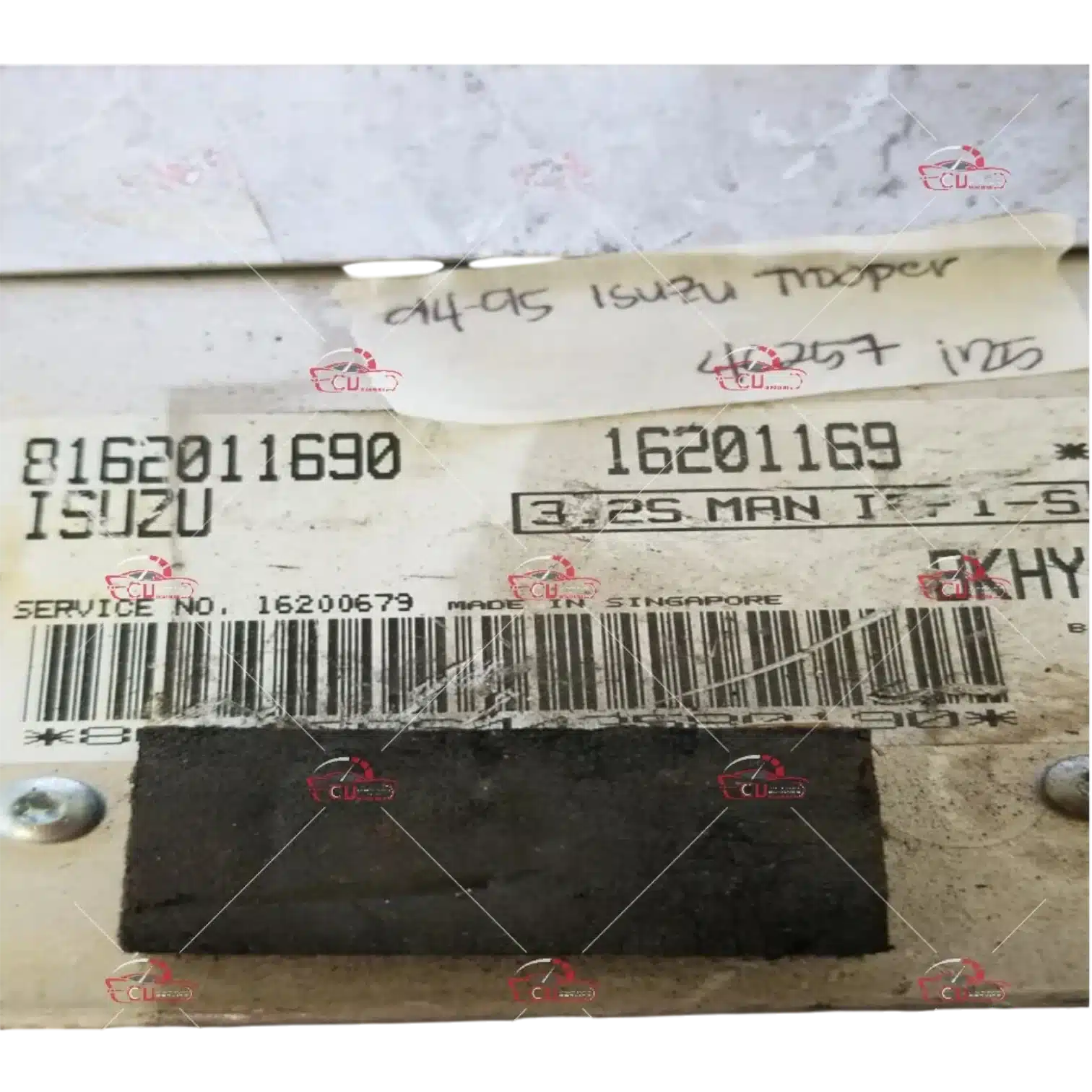 HỘP ĐIỀU KHIỂN ĐỘNG CƠ Ô TÔ ECU ECM ISUZU TROOPER HỘP ĐIỀU KHIỂN ĐỘNG CƠ Ô TÔ ECU ECM ISUZU TROOPER
Mã phụ tùng ECU ECM
8162011690
ECU ISUZU
8162011690
16201169