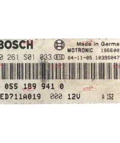 HỘP ĐIỀU KHIỂN ĐỘNG CƠ ECU ECM ALFA ROMEO GT 2.0 Mã phụ tùng ECU ECM: 0 261 S01 033 Bosch ECU ECM ALFA ROMEO GT 2.0 0261S01033 , 0 261 S01 033 00551899410 , 0 055 189 941 0 MED7.1.1