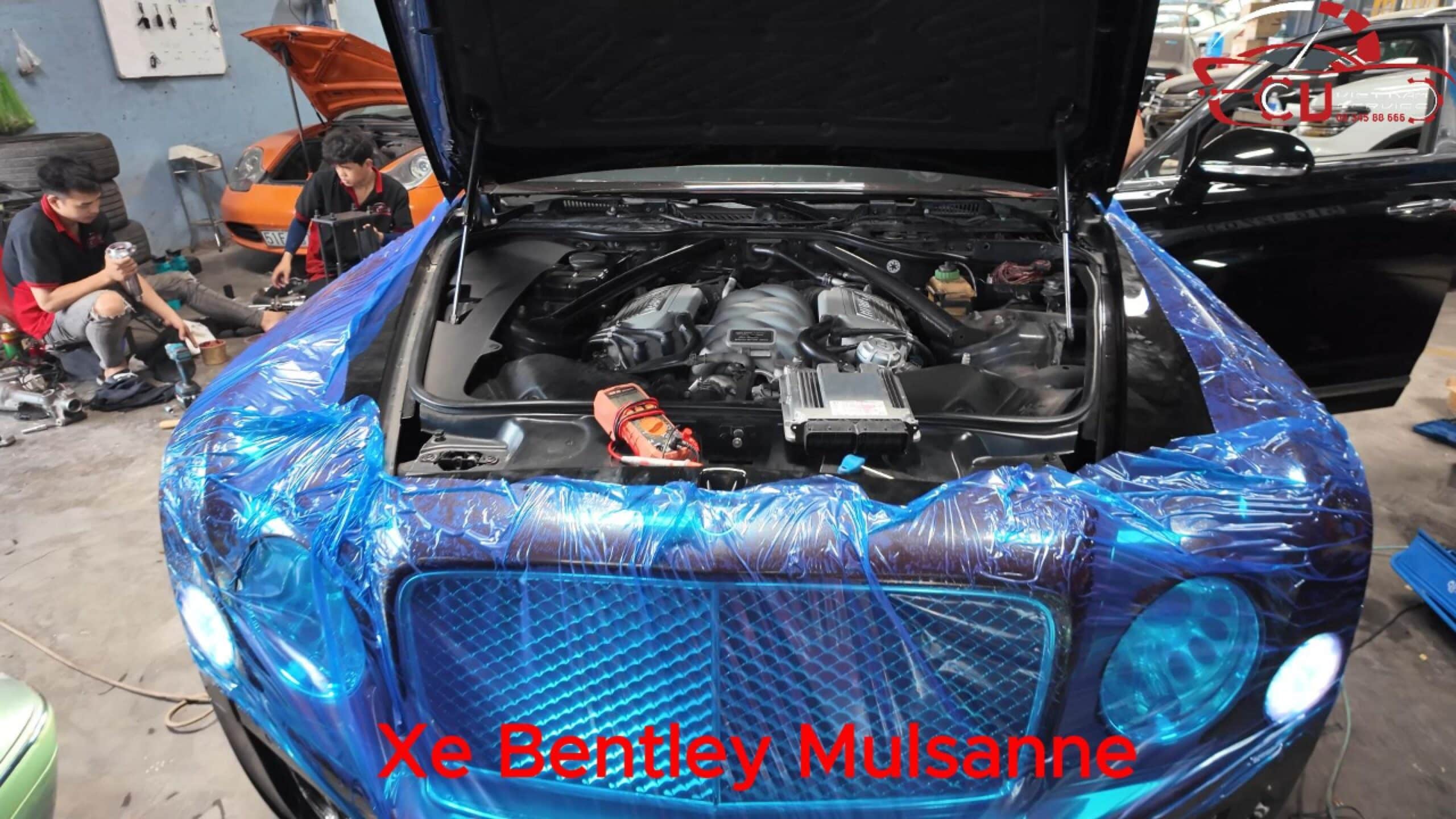GARAGE VES - SỮA CHỮA VÀ THAY THẾ HỘP ECU XE BENTLY MULSANNE
