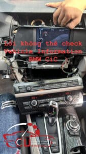GARAGE VES - SỬA LỖI HIỂN THỊ THÔNG TIN CỦA MÀN HÌNH TRUNG TÂM BMW