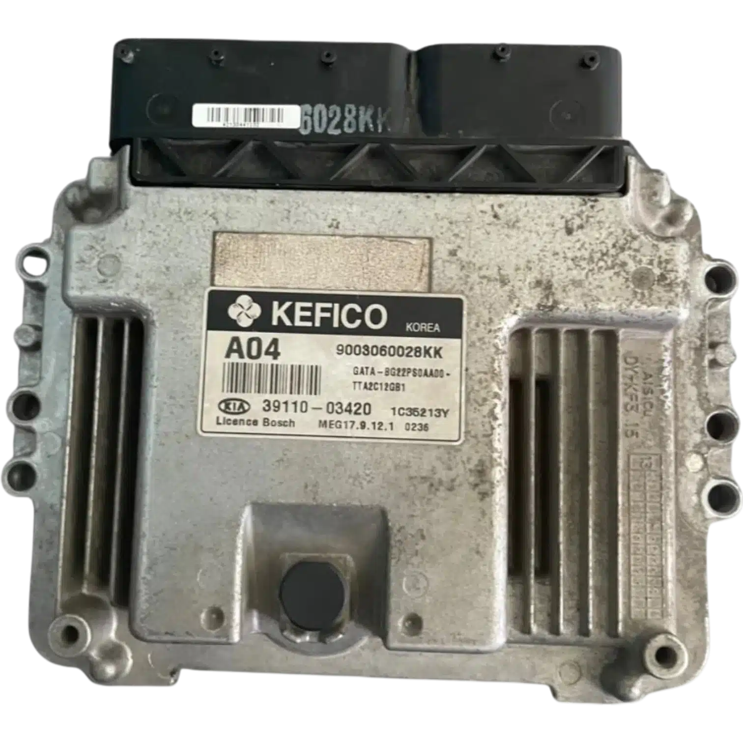 HỘP ĐIỀU KHIỂN ĐỘNG CƠ Ô TÔ ECU ECM HYUNDAI/KIA MORNING
Mã phụ tùng ECU ECM

39110-03420
ECU KEFICO HYUNDAI/KIA
39110-03420 , 3911003420
9003060028KKK
MEG17.9.12.1