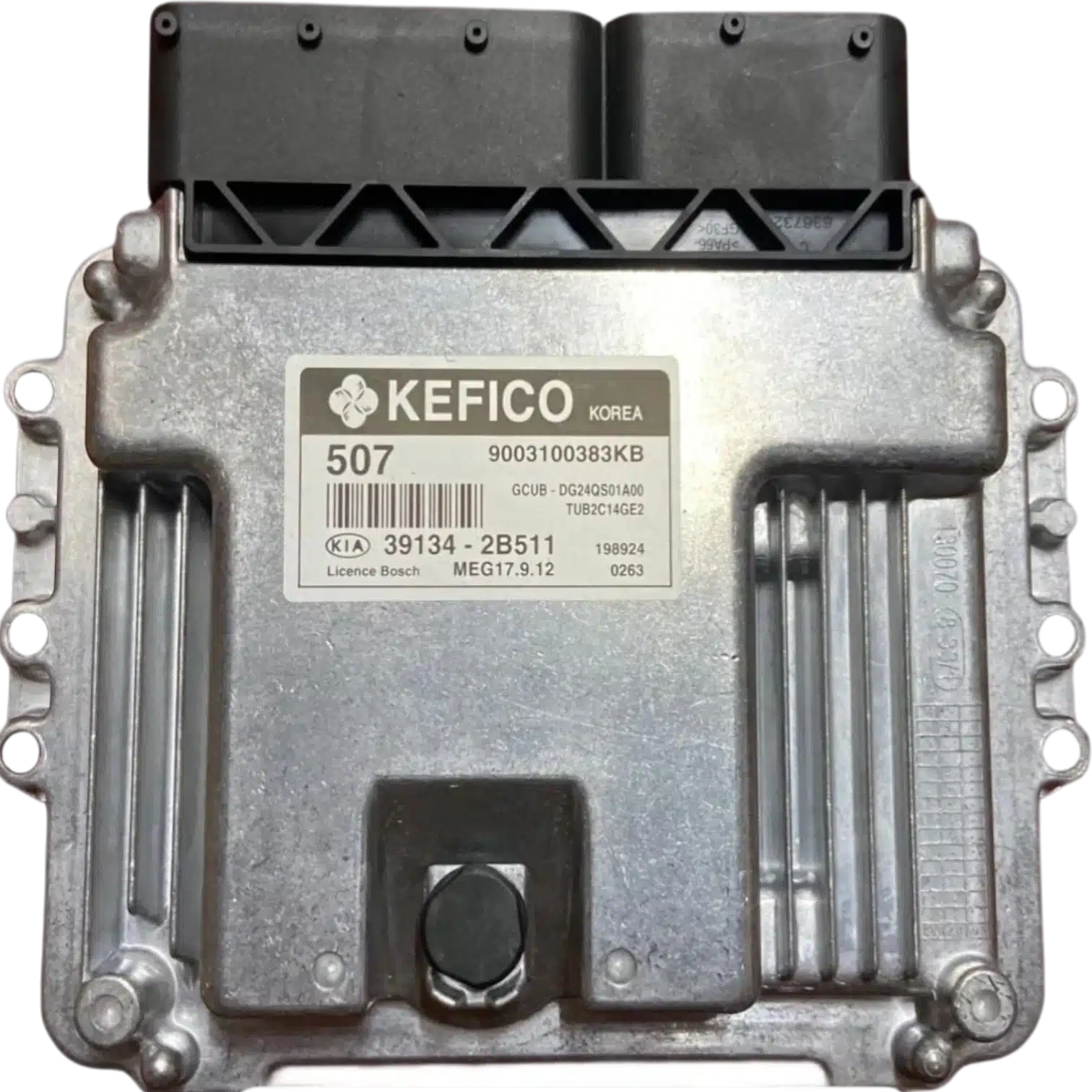 HỘP ĐIỀU KHIỂN ĐỘNG CƠ Ô TÔ ECU ECM HYUNDAI/KIA
Mã phụ tùng ECU ECM

39134-2B511
ECU KEFICO HYUNDAI/KIA
39134-2B511 , 391342B511
9003100383KC
MEG17.9.12