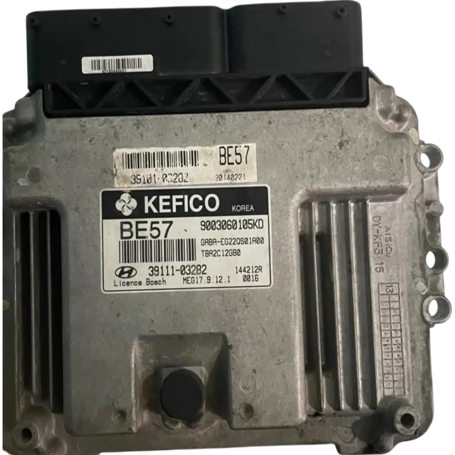 HỘP ĐIỀU KHIỂN ĐỘNG CƠ Ô TÔ ECU ECM KIA/HYUNDAI
Mã phụ tùng ECU ECM

39111-03282
ECU KEFICO KIA/HYUNDAI
39111-03282, 3911103282
9003060105KD
MEG 17.9.12.1