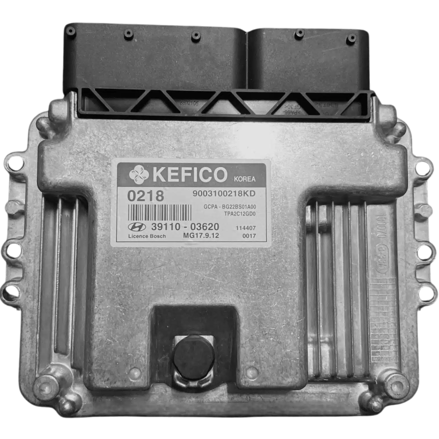 HỘP ĐIỀU KHIỂN ĐỘNG CƠ Ô TÔ ECU ECM HYUNDAI I10 1.2L
Mã phụ tùng ECU ECM

 39110-03620
ECU KEFICO KIA/HYUNDAI
 39110-03620 , 3911003620
9003100218KF
MEG 17.9.12