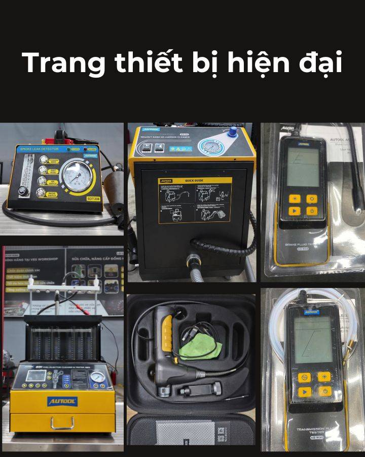 Trang thiết bị hiện đại