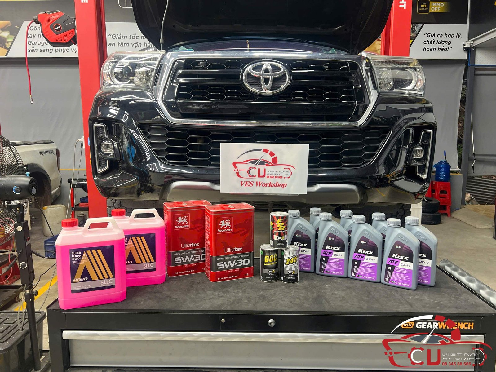 Chuyên bảo dưỡng dòng xe Toyota Hilux