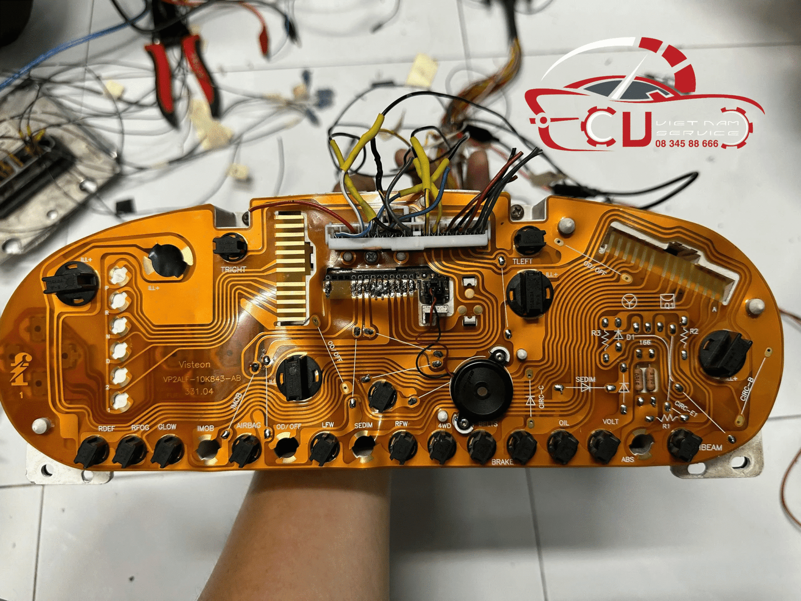 SỬA CHỮA ĐỒNG HỒ TAPLO XE FORD RANGER 2001 2007