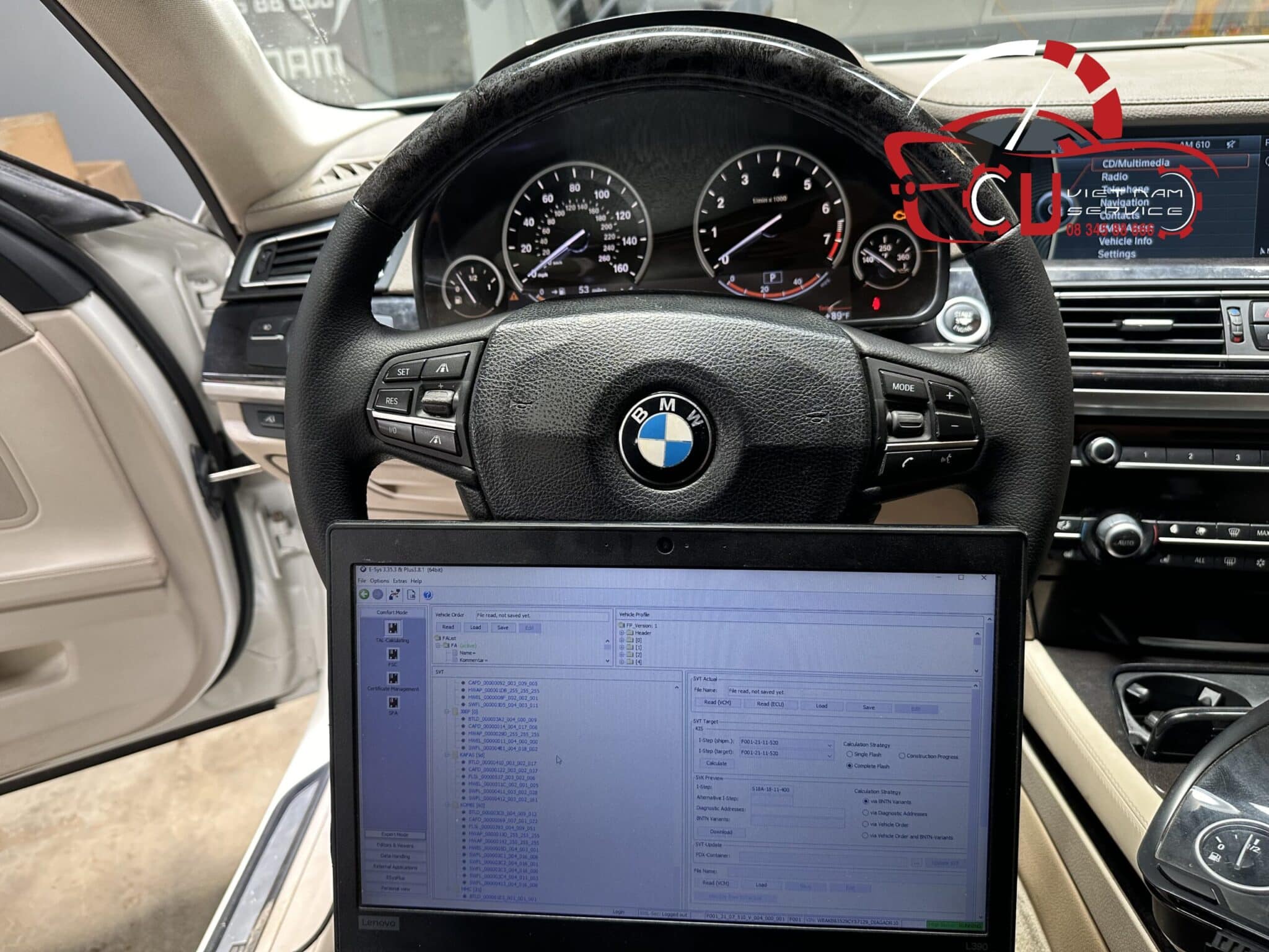 Ves Workshop nhận sửa đồng hồ táp lô IPC BMW các loại uy tín, chuyên nghiệp tại TPHCM